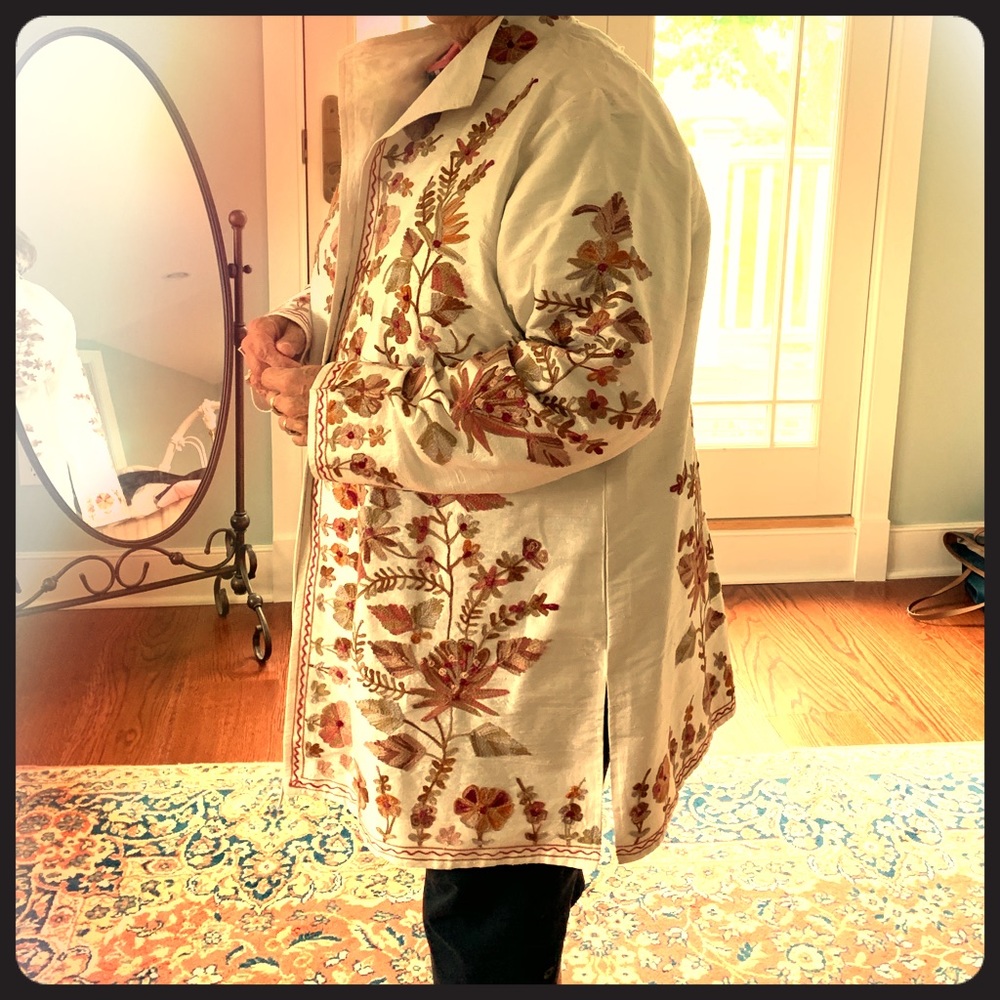 Coldwater Creek Floral Cadence Topper NWOT